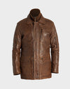 Daniel Men's Classic Leather Jacket | Brown